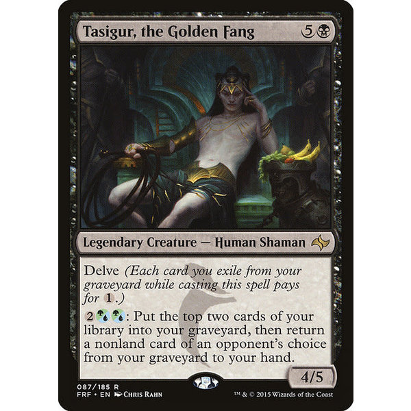Magic: The Gathering Tasigur, the Golden Fang (087) Lightly Played