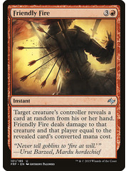 Magic: The Gathering Friendly Fire (101) Lightly Played