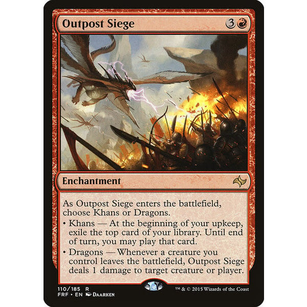 Magic: The Gathering Outpost Siege (110) Lightly Played
