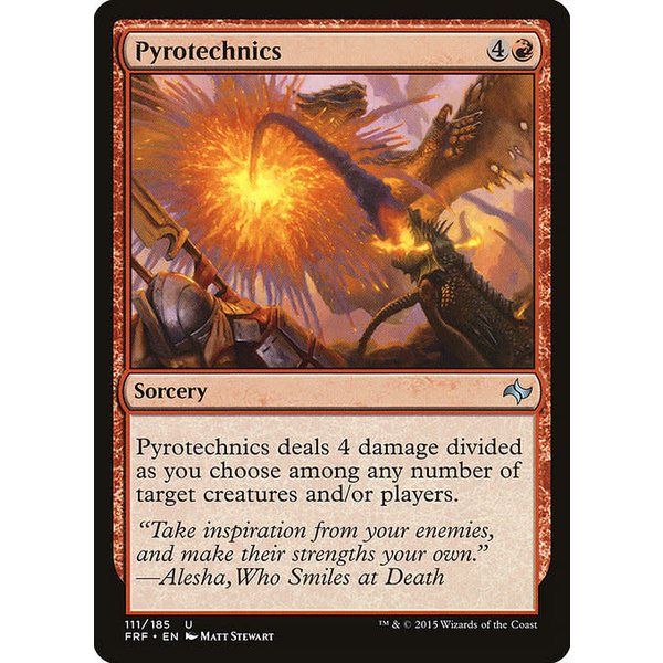 Magic: The Gathering Pyrotechnics (111) Lightly Played