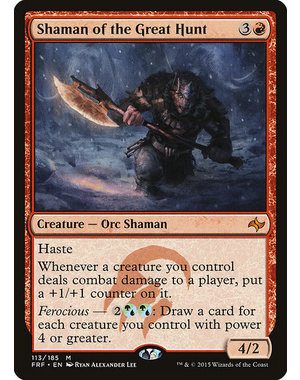 Magic: The Gathering Shaman of the Great Hunt (113) Lightly Played