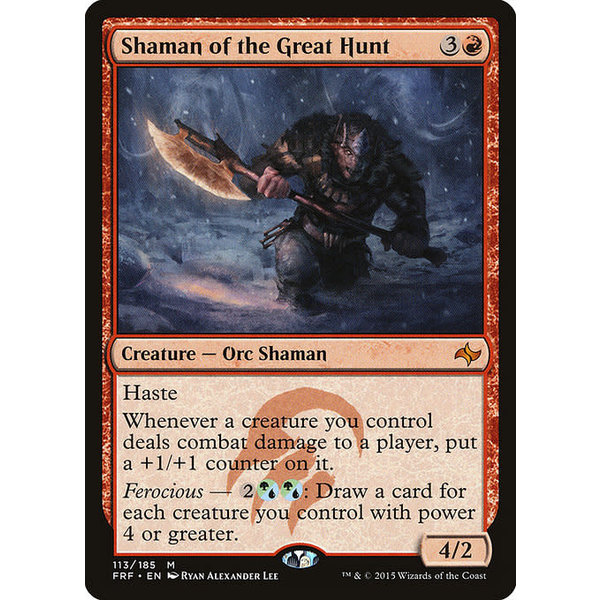 Magic: The Gathering Shaman of the Great Hunt (113) Lightly Played