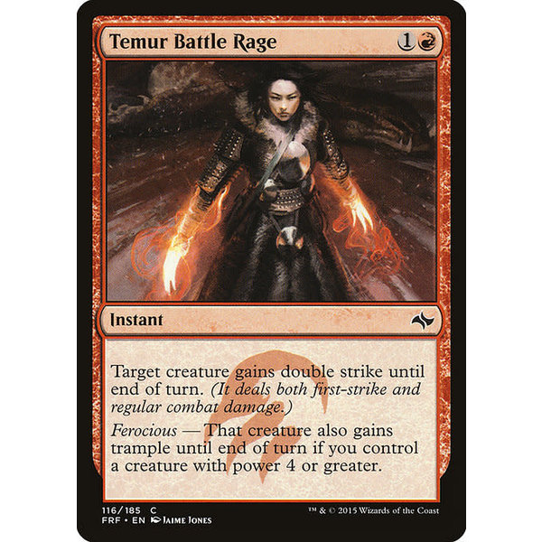 Magic: The Gathering Temur Battle Rage (116) Lightly Played