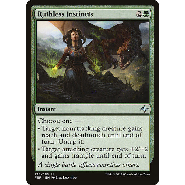 Magic: The Gathering Ruthless Instincts (136) Lightly Played