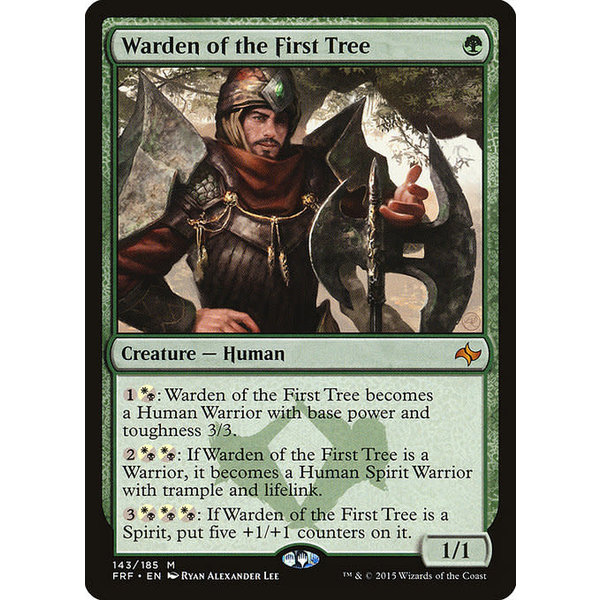 Magic: The Gathering Warden of the First Tree (143) Lightly Played