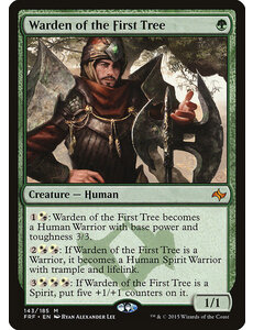Magic: The Gathering Warden of the First Tree (143) Near Mint