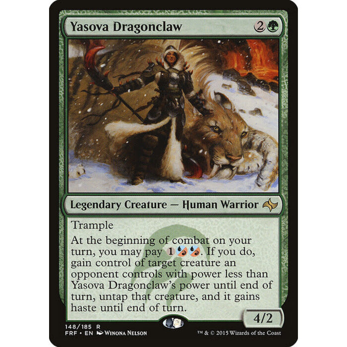 Magic: The Gathering Yasova Dragonclaw (148) Lightly Played