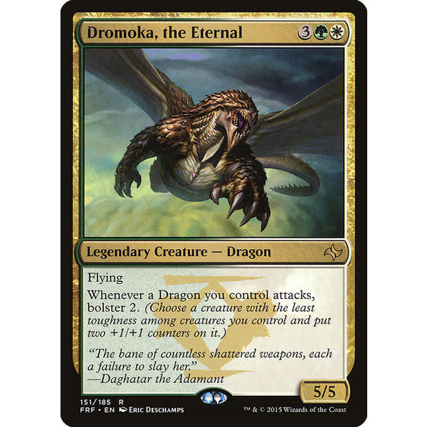 Magic: The Gathering Dromoka, the Eternal (151) Lightly Played