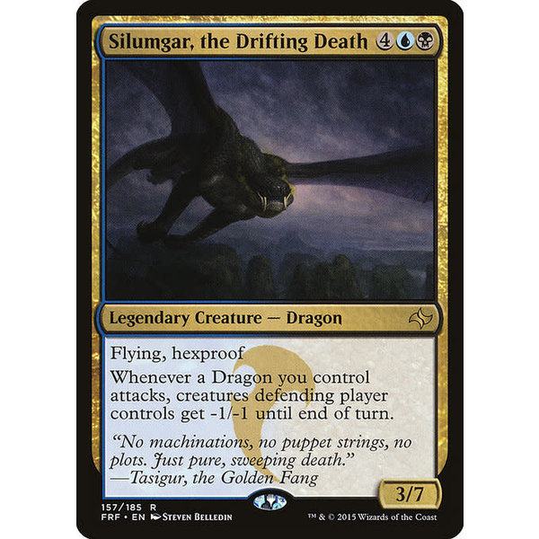 Magic: The Gathering Silumgar, the Drifting Death (157) Lightly Played