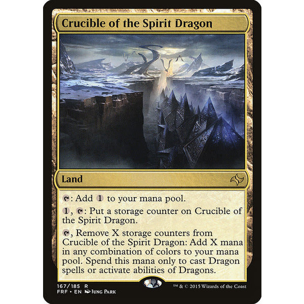 Magic: The Gathering Crucible of the Spirit Dragon (167) Heavily Played