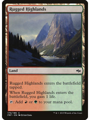Magic: The Gathering Rugged Highlands (170) Lightly Played
