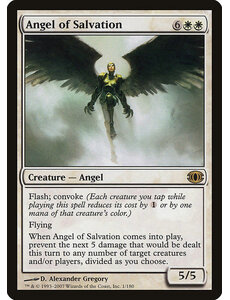 Magic: The Gathering Angel of Salvation (001) Moderately Played