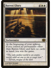 Magic: The Gathering Barren Glory (003) Moderately Played