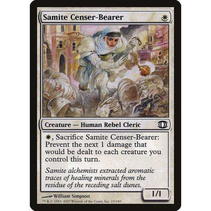 Magic: The Gathering Samite Censer-Bearer (015) Moderately Played