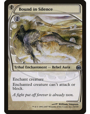 Magic: The Gathering Bound in Silence (020) Moderately Played