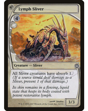 Magic: The Gathering Lymph Sliver (026) Moderately Played