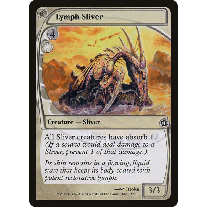 Magic: The Gathering Lymph Sliver (026) Moderately Played