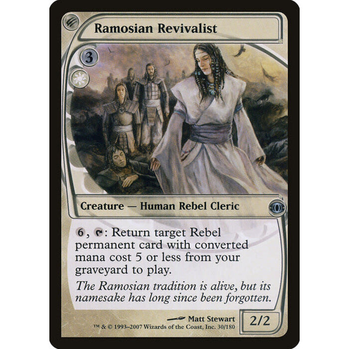 Magic: The Gathering Ramosian Revivalist (030) Moderately Played