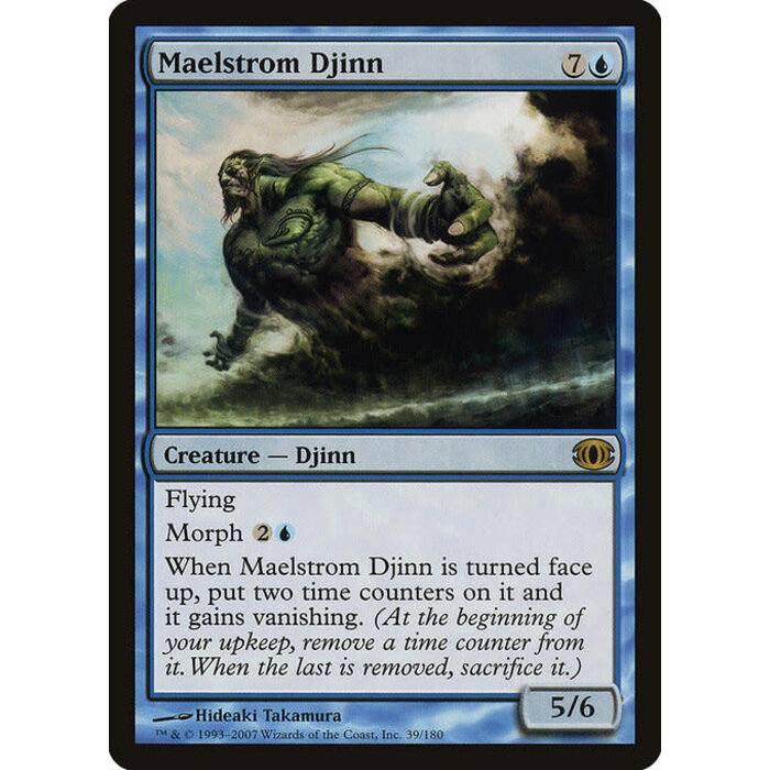 Magic: The Gathering Maelstrom Djinn (039) Moderately Played