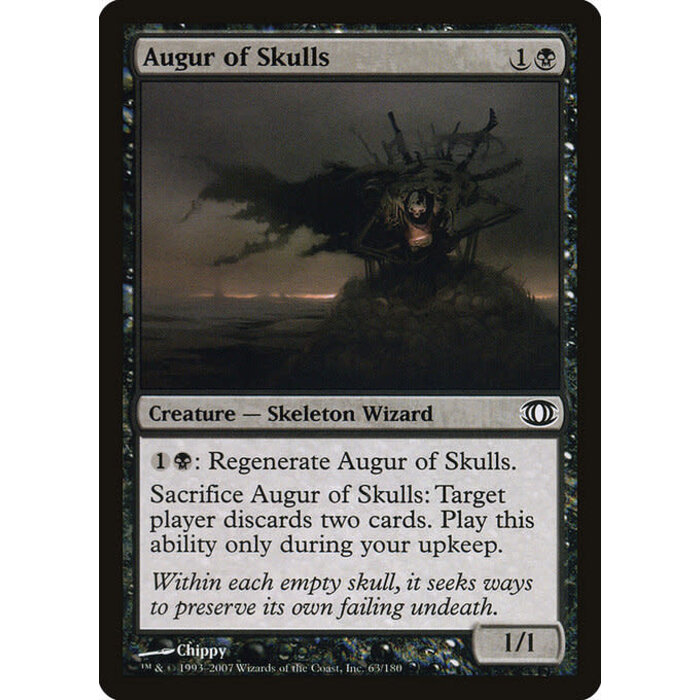 Magic: The Gathering Augur of Skulls (063) Lightly Played Foil - Italian