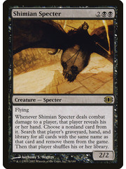 Magic: The Gathering Shimian Specter (076) Damaged