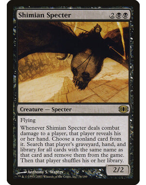Magic: The Gathering Shimian Specter (076) Damaged