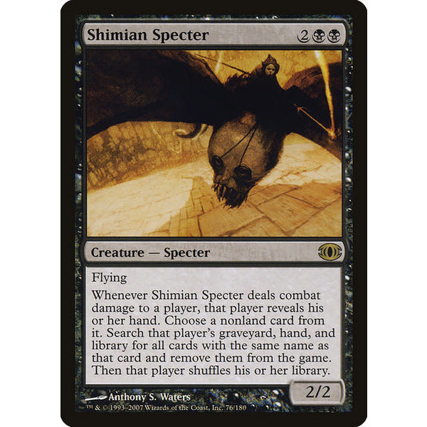Magic: The Gathering Shimian Specter (076) Damaged