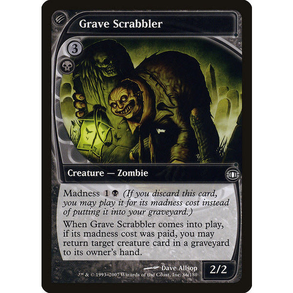 Magic: The Gathering Grave Scrabbler (086) Lightly Played