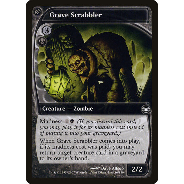 Magic: The Gathering Grave Scrabbler (086) Lightly Played