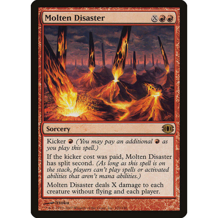Magic: The Gathering Molten Disaster (102) Lightly Played Foil - Chinese (S)