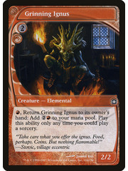 Magic: The Gathering Grinning Ignus (116) Lightly Played - Italian