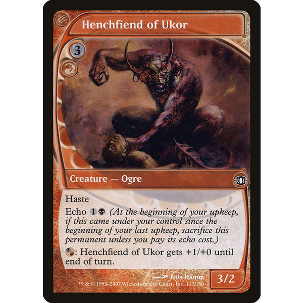 Magic: The Gathering Henchfiend of Ukor (117) Moderately Played