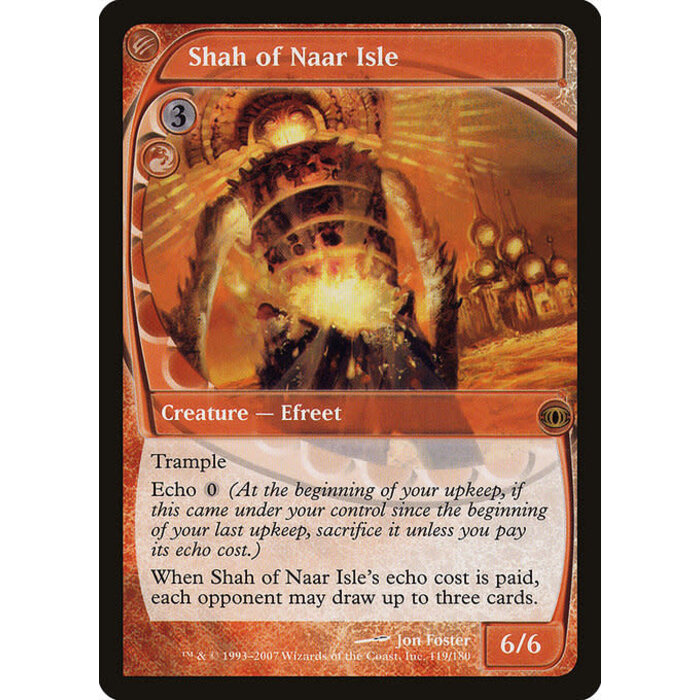 Magic: The Gathering Shah of Naar Isle (119) Moderately Played
