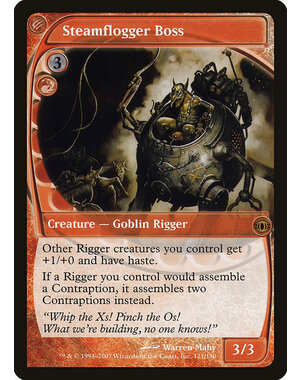 Magic: The Gathering Steamflogger Boss (121) Lightly Played