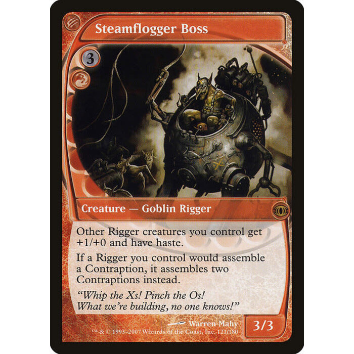 Magic: The Gathering Steamflogger Boss (121) Lightly Played