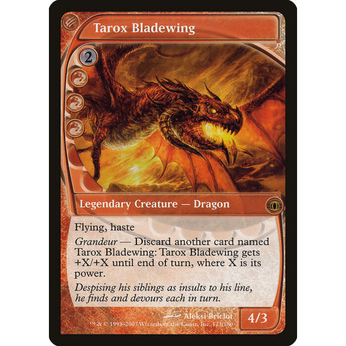 Magic: The Gathering Tarox Bladewing (123) Moderately Played