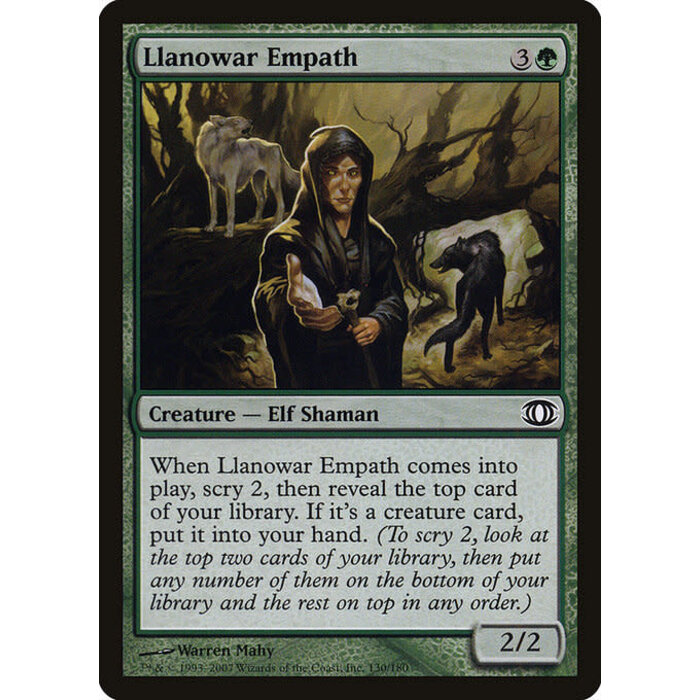Magic: The Gathering Llanowar Empath (130) Moderately Played