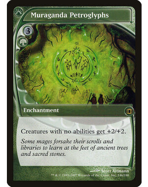 Magic: The Gathering Muraganda Petroglyphs (146) Moderately Played