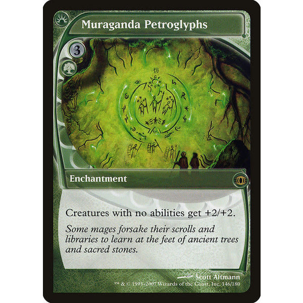 Magic: The Gathering Muraganda Petroglyphs (146) Moderately Played