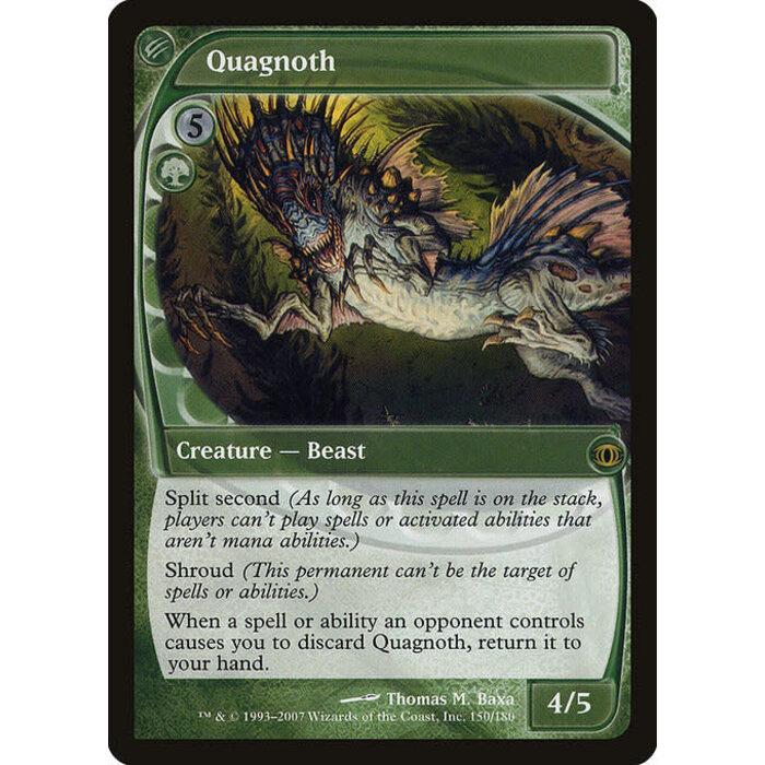 Magic: The Gathering Quagnoth (150) Moderately Played