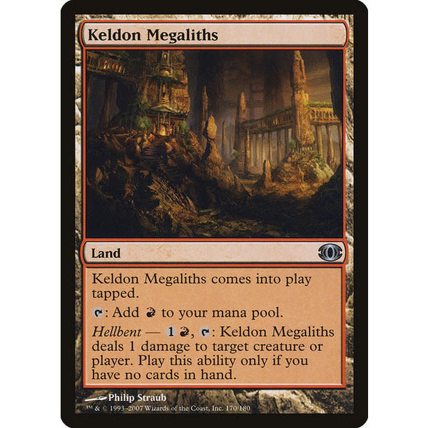 Magic: The Gathering Keldon Megaliths (170) Lightly Played