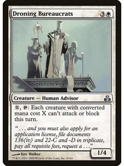 Magic: The Gathering Droning Bureaucrats (004) Moderately Played