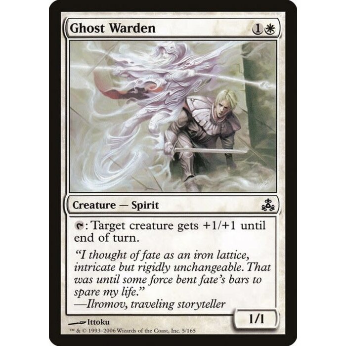 Magic: The Gathering Ghost Warden (005) Moderately Played