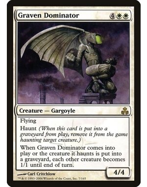 Magic: The Gathering Graven Dominator (007) Moderately Played Foil