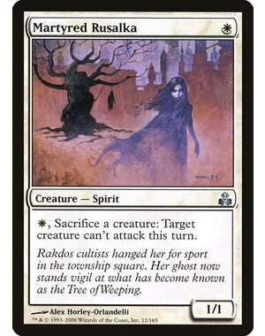 Magic: The Gathering Martyred Rusalka (012) Moderately Played