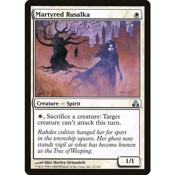 Magic: The Gathering Martyred Rusalka (012) Moderately Played