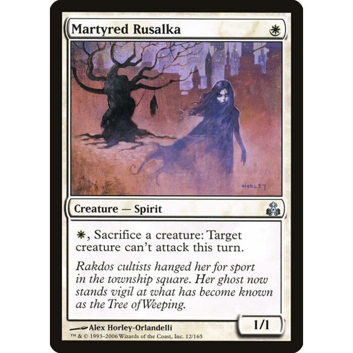Magic: The Gathering Martyred Rusalka (012) Moderately Played