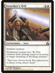 Magic: The Gathering Sinstriker's Will (016) Moderately Played