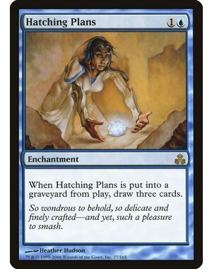Magic: The Gathering Hatching Plans (027) Moderately Played