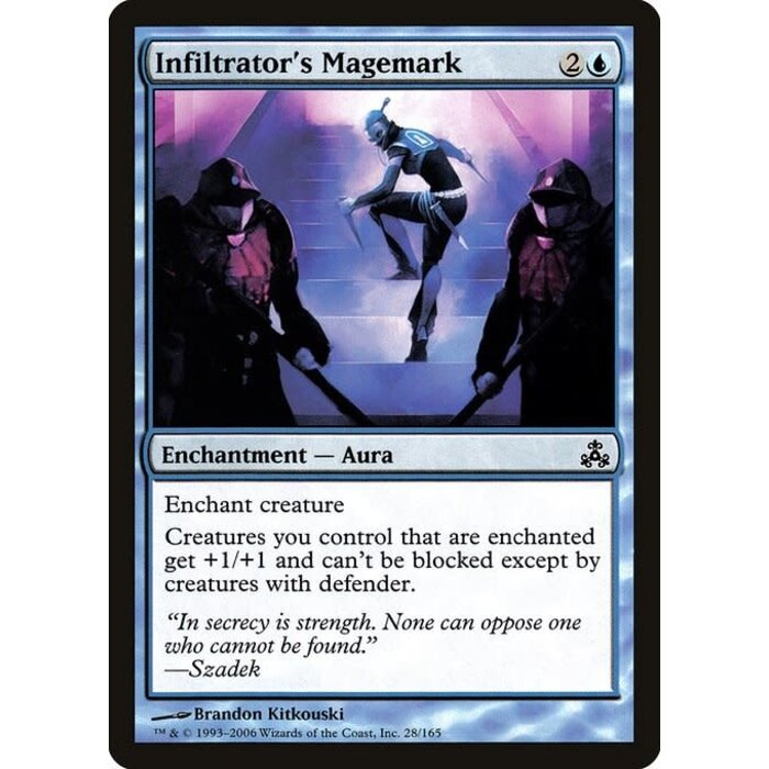 Magic: The Gathering Infiltrator's Magemark (028) Moderately Played